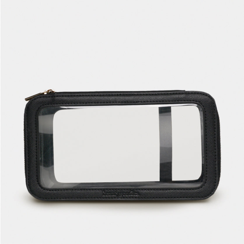 clear makeup bags for travel Clear Designer Makeup Bags - Transparent Cosmetic Cases for Easy Organization