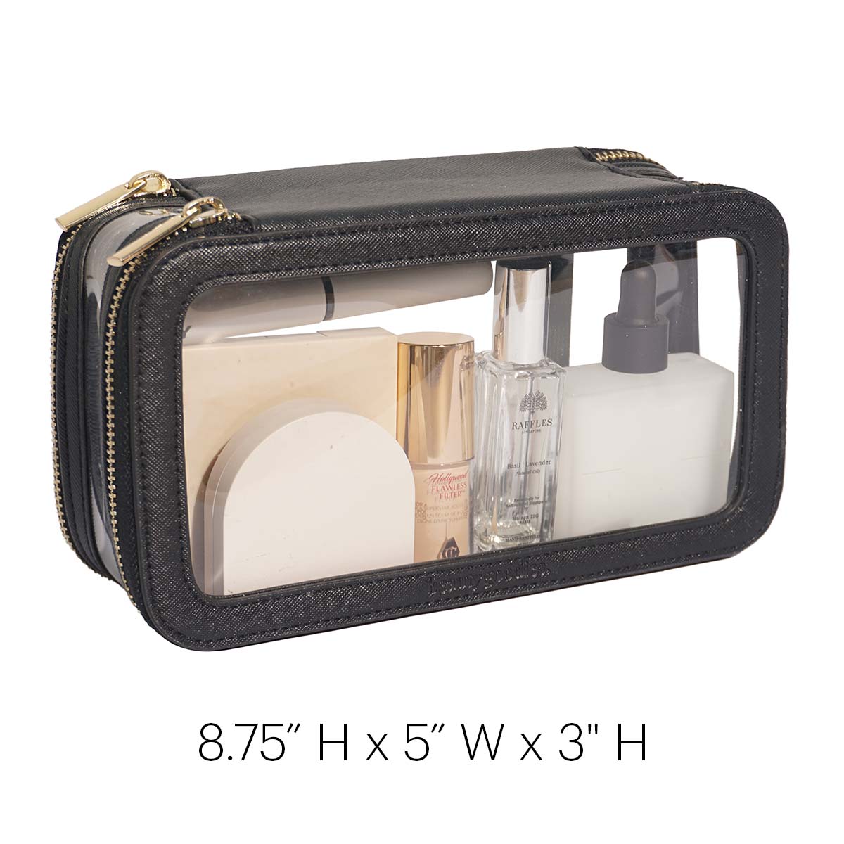 Our bestselling clear makeup case: The Jetset. #jetsetter #clarity Image  via Truffle girl @realskindiaries | Instagram