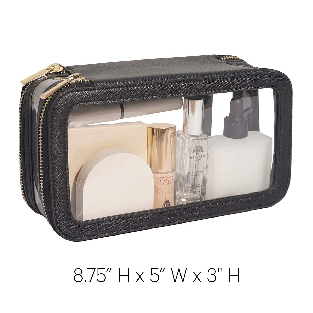 Clear Designer Makeup Bags Transparent Cosmetic Cases for Easy